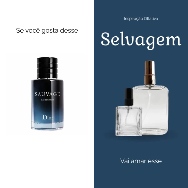 Selvagem - Perfume Masculino inspirado em Sauvage