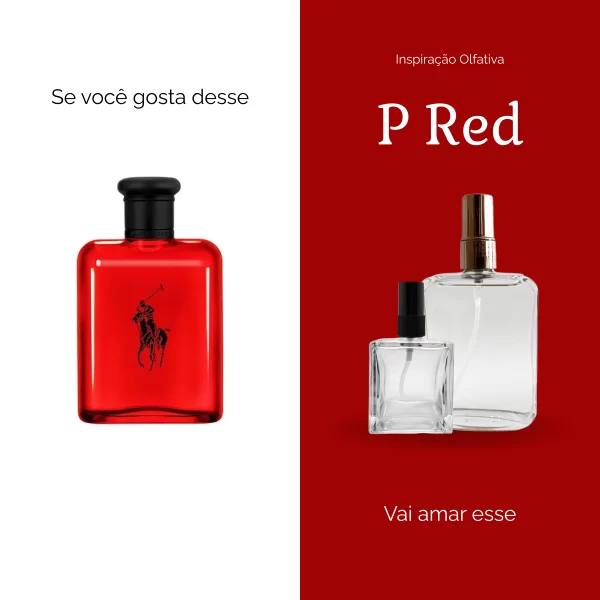 P Red - Perfume Masculino inspirado em Polo Red